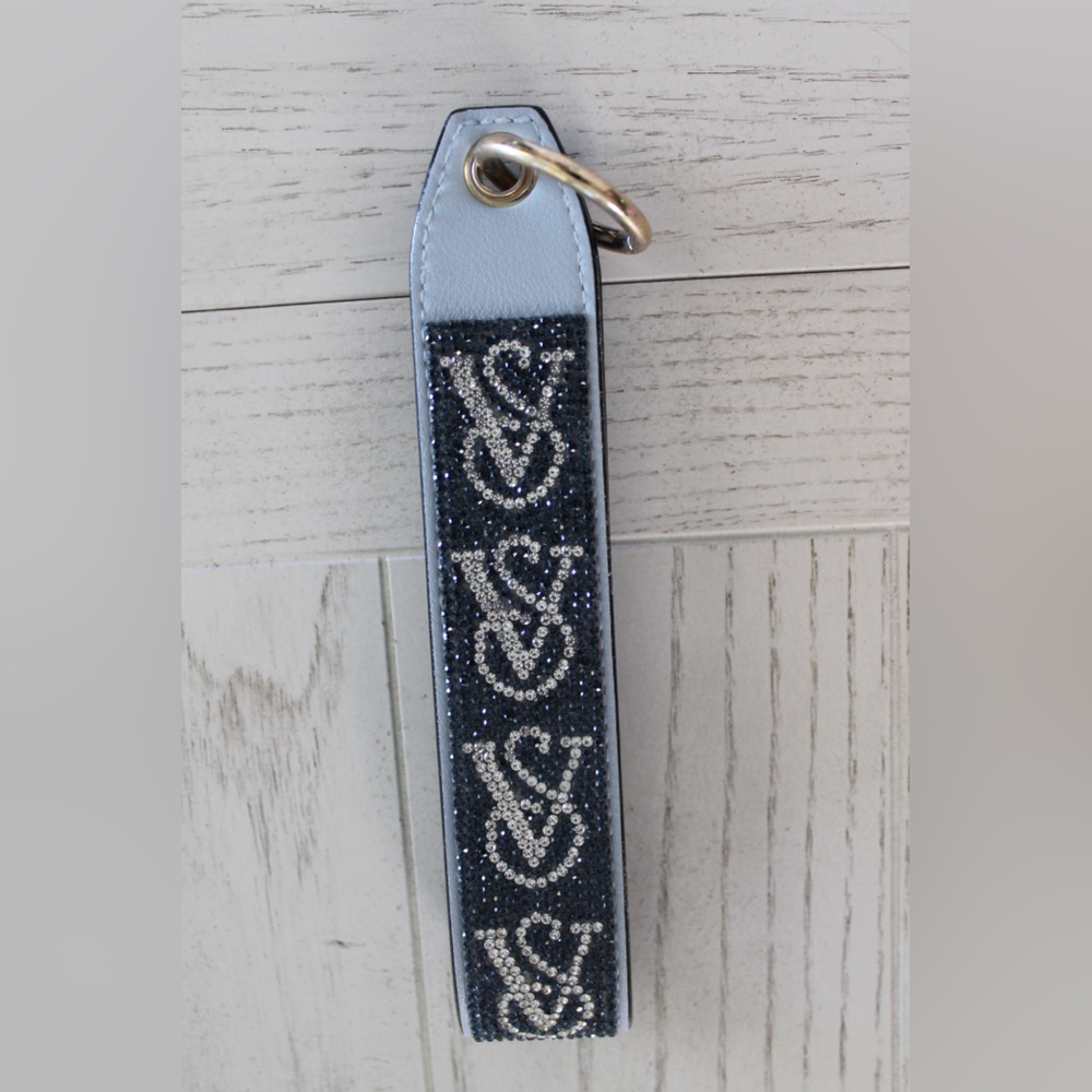 Victoria's Secret Blue and Silver Keychain